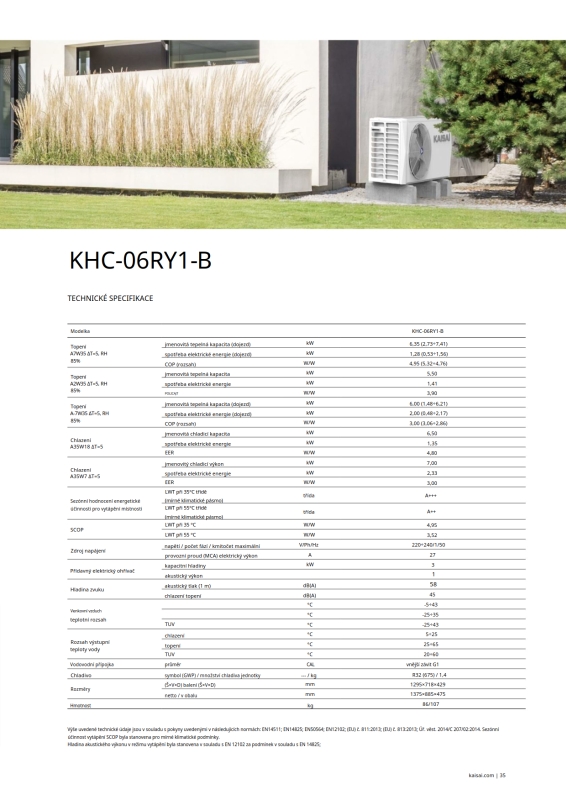 Tepelné čerpadlo monoblok 6kW